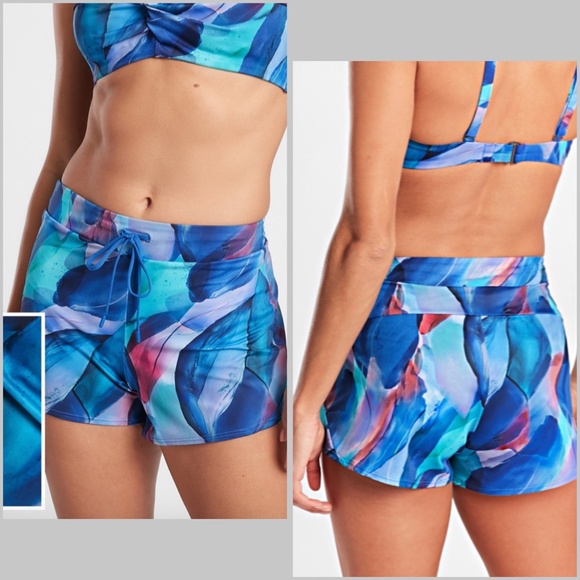 ATHLETA WAVEBREAK PRINTED SHORT - Picture 1 of 10